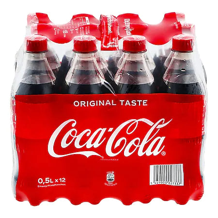 Coca-Cola 0,5 Liter, 12er Pack EINWEG