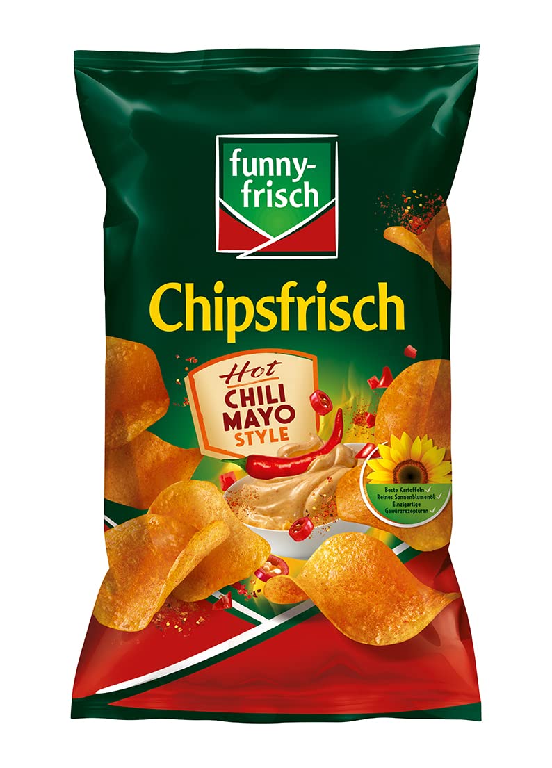 funny-frisch Chipsfrisch Hot Chili Mayo, 10er Pack