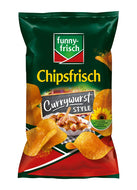 funny-frisch Chipsfrisch Currywurst Style, 10er Pack