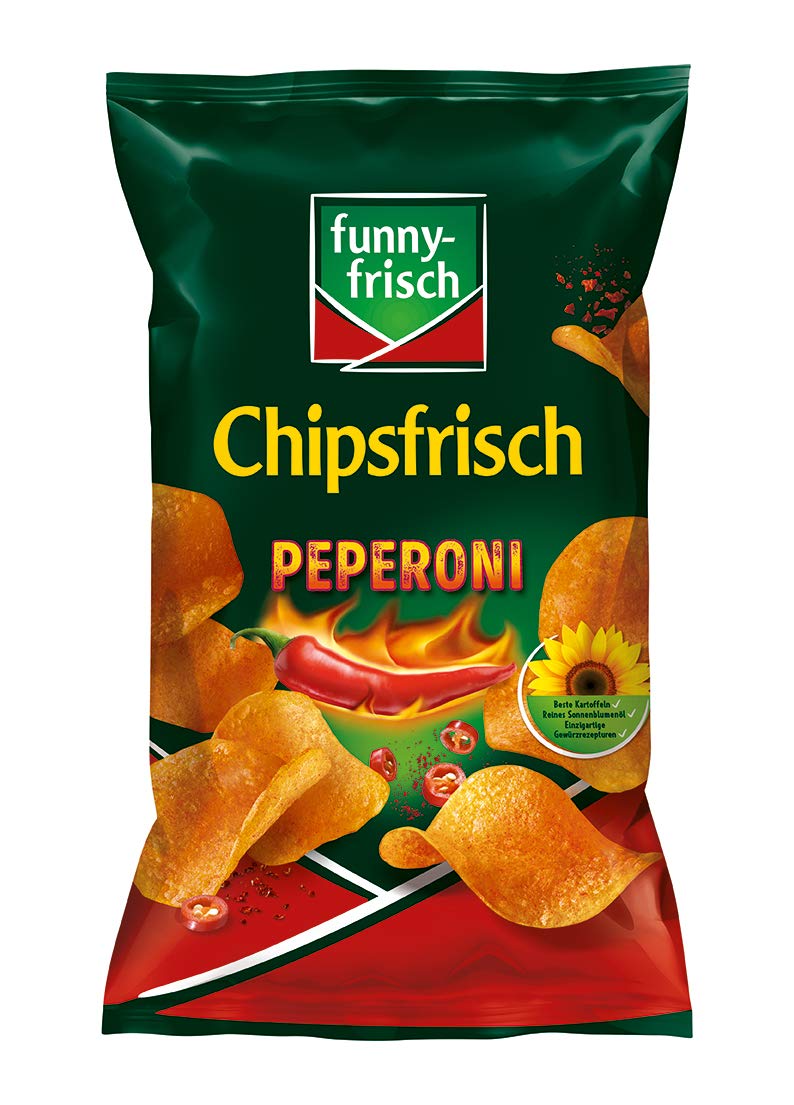 funny-frisch Chipsfrisch Peperoni, 10er Pac