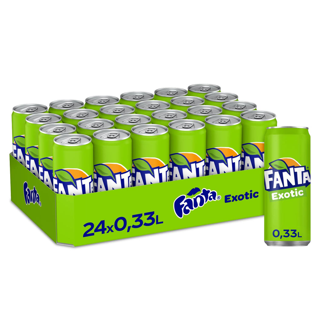 Fanta Exotic, 24er Pack, EINWEG (24 x 330 ml)