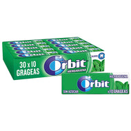 Orbit Dragee Single 14g, Spearmint 30 x 14 g