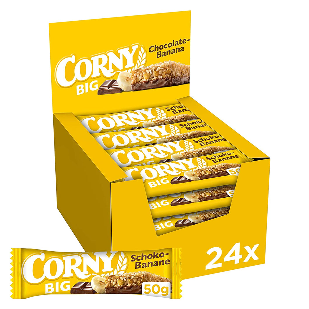 Corny Big Schoko-Banane, Müsliriegel, 24er Pack (24 x 50g)