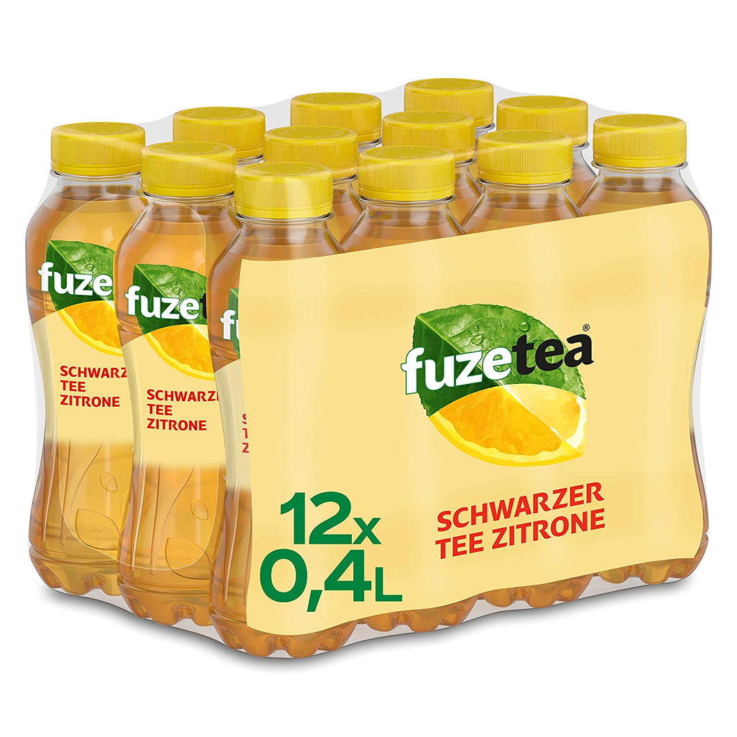 Fuze Tea Zitrone, EINWEG Flasche (12 x 400 ml)