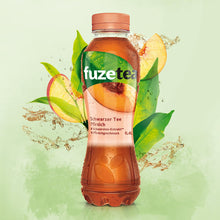 Lade das Bild in den Galerie-Viewer, Fuze Tea Pfirsich, EINWEG Flasche (12 x 400 ml)
