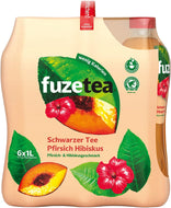 Fuze Tea Pfirsich Hibiskus Einweg, 6er Pack (6 x 1l)