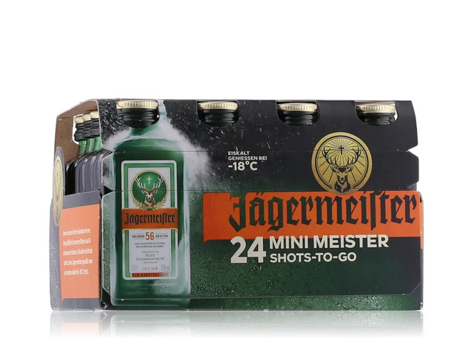 Jägermeister Kräuterlikör Miniaturen 24x0,02l