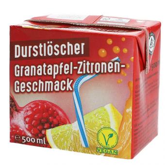 Durstlöscher Granatapfel-Zitrone