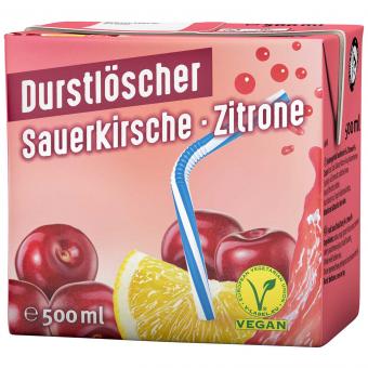 Durstlöscher Sauerkirsche-Zitrone